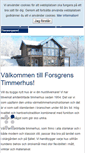 Mobile Screenshot of forsgrenstimmerhus.se